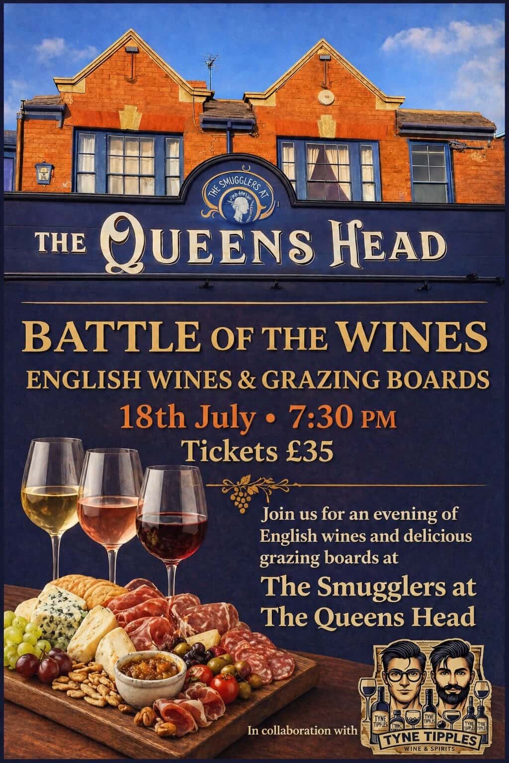 English Wine & Grazing Boards Night