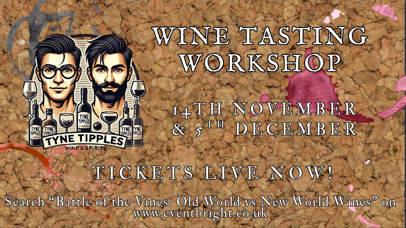 TyneTipples Wine Tasting Workshop poster